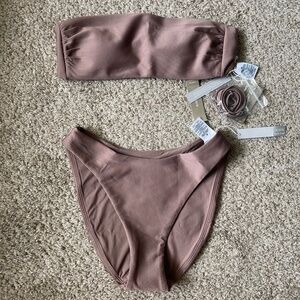 NWT J. Crew Classic Sculpt Bikini Set Smoky Willow Wood
